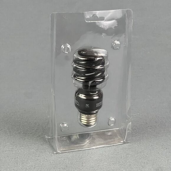 Feit Electric Ecobulb Blacklight 60w CFL Equivalent Gaming Stonercore Tested - Picture 1 of 5
